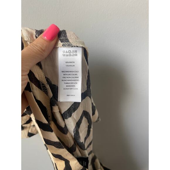 Sincerely Jules Funky Printed Flare Casual Dress Pants - Picture 8 of 8